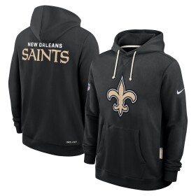 Nike Pánská mikina New Orleans Saints NFL 2025 Sideline Standard Issue Hoodie Velikost: M