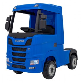 Mamido Elektrický kamion Scania R-SERIE 4x4 modrý