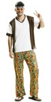 Kostým hippie s vestou a třásněmi Velikost: M/L