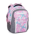 Bagmaster PORTO 24 B školní batoh – růžovo-modrý