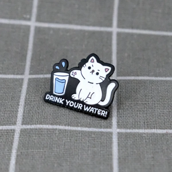 Pinarna.cz Motivující kočička - Drink your water! / Pij svou vodu!