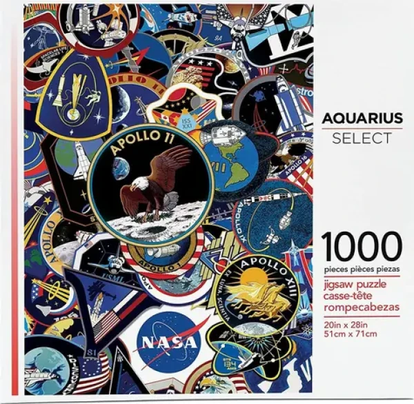 AQUARIUS Puzzle NASA: Nášivky misí