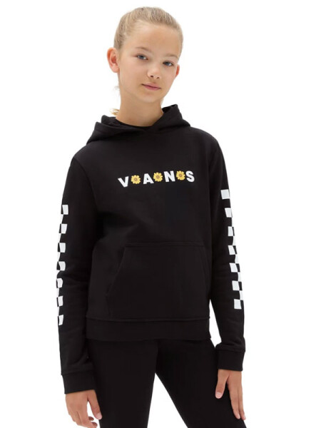 Vans SUNFLORAL black dětská mikina přes hlavu - XL