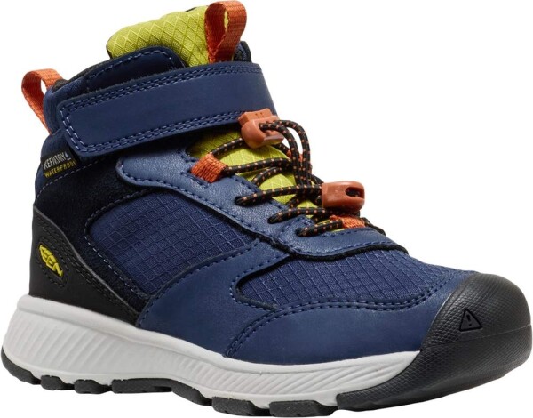 Dětské celoroční boty Keen SKUA MID WP CHILDREN naval academy/rogue green Velikost: 31