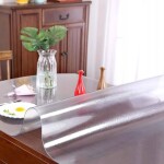 DumDekorace Průhledná ochranná podložka na stůl 120x60 cm