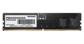 Patriot Signature 32GB (1x32GB) 5600MHz / DIMM / DDR5 / CL46 / On-die ECC / Unbuffered / 1.1V (PSD532G56002)