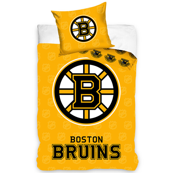 Hokejové povlečení NHL Boston Bruins Shields Velikost: 135x200 + 80x80 cm