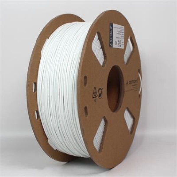 C-TECH GEMBIRD Filament GEMBIRD, PLA flexibilní, 1,75mm, 1kg, bílá
