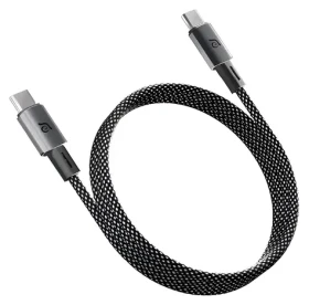 Adam Elements CASA MS100 černá / Magnetický kabel / USB-C - USB-C / 60W / 1 m (ACBADMS100BK)