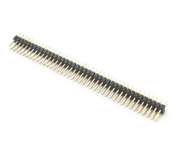 Vysoká dvojitá kolíková lišta - Rovná, 2 x 40 Pin samec
