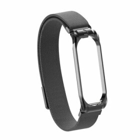 Xiaomi Mi Band Strap Ocel 34 černá / Náhradní ocelový řemínek pro Xiaomi Mi Band 34 (2926934118339)