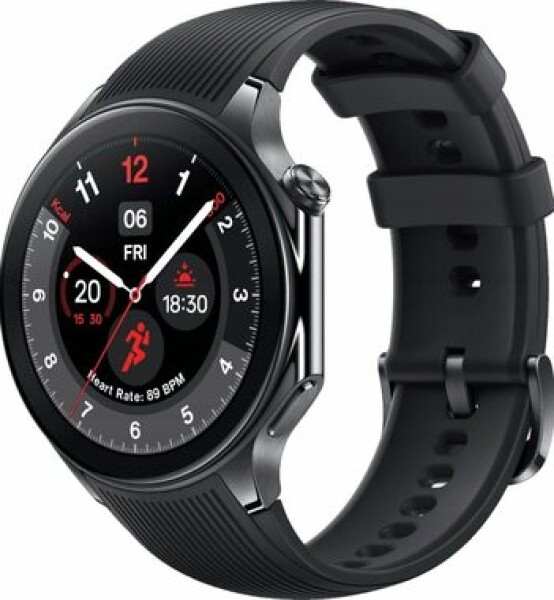 OnePlus Watch 2 Black Steel / Chytré hodinky / 1.43" / AMOLED / 5ATM / Android (5491100053)