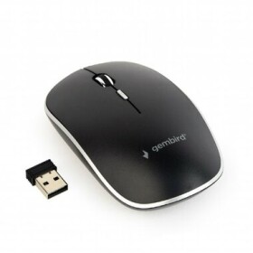 Gembird MUSW-4BS-01 černá / bezdrátová optická myš / USB / 1600DPI (MUSW-4BS-01)