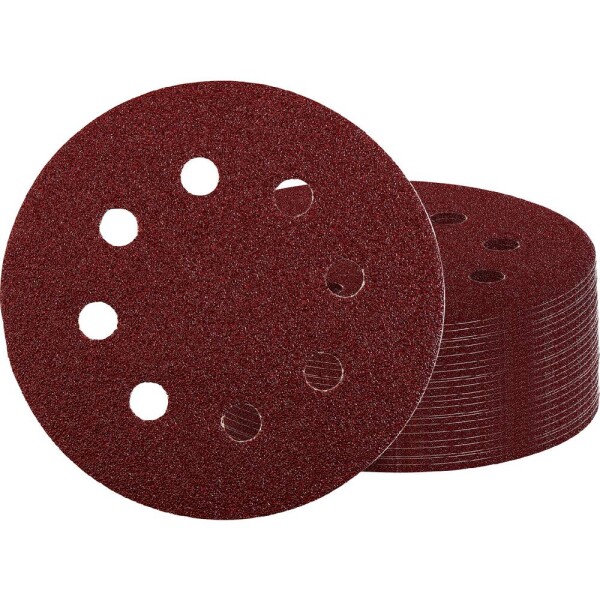 Einhell 492120 brusný papír pro excentrické brusky Zrnitost 80 (Ø x v) 125 mm x 13 cm 50 ks