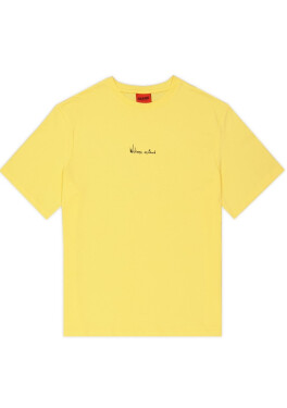 Pánské tričko John Frank JFTOOB20-ON BOARD Žlutá XL