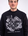 Service Works Frequent Flyer Crewneck BLACK XL