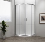 POLYSAN - EASY čtvrtkruhová sprchová zástěna 800x800, L/R, čiré sklo EL2515