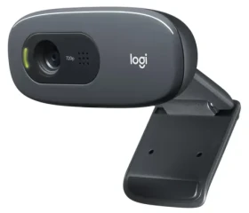 Logitech C270 HD / Webkamera / 1280x720px / 720p 30 fps / 3 MPx / Mikrofon / USB (960-000694)
