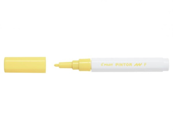 Akrylový popisovač Pilot PINTOR F 1mm - žlutý
