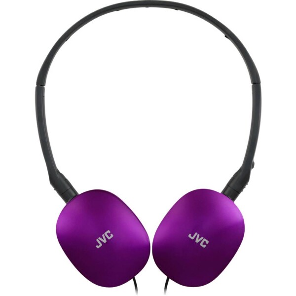 JVC HA-S160M-VU Sluchátka On Ear kabelová stereo fialová složitelná, headset Hi-Fi