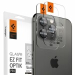 Spigen Glass EZ Fit Optik Pro ochranné sklo na fotoaparát pro Apple iPhone 14 Pro/iPhone 14 Pro Max 2ks černá (AGL05205)