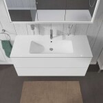 DURAVIT - L-Cube Umyvadlová skříňka 55x122x48 cm, 2 zásuvky, bílá mat LC624301818