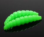 Libra Lures Larva Hot Green - 3,5cm 12ks,Libra Lures Larva Hot Green - 3,5cm 12ks