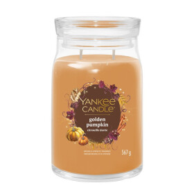 Yankee Candle Signature svíčka: Golden Pumpkin 567g (2 knoty)