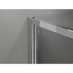 MEXEN - Exo sprchové dveře křídlové 90, transparent, chrom 814-090-000-01-00