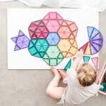 Connetix Connetix Tiles - Magnetická Stavebnice Pastelová XXL 202 ks