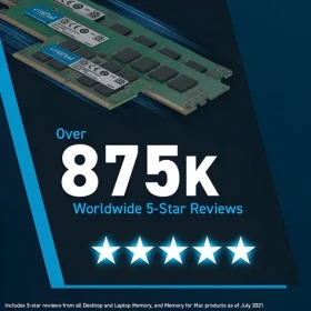 Crucial 8GB (1x8GB) DDR5 5600 MHz / Operační paměť / CL46 (CT8G56C46U5)