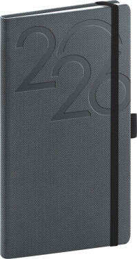 Týdenní diář 2026 NOTIQUE kapesní - Ajax černý, 9 x 15,5 cm