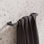 STEINBERG - 460 Držák ručníků, délka 60 cm, matná černá 460 2600 S