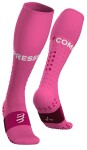 Kompresní podkolenky Compressport FULL SOCKS RUN - růžové Velikost: EU 42-44