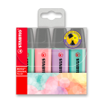 Zvýrazňovače Stabilo Boss Original - sada Pastel, 4 barvy