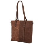 Trendy dámská kabelka na rameno MaxFly Ritta, hnědá