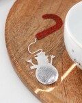 TEA HERITAGE Vánoční čaj Snowman – 5 ks, červená barva, papír, textil