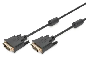 Digitus DVI-D Dual Link kabel černá / Propojovací kabel / DVI-D 24+1 / 5 m / max. 2560×1600 px (AK-320101-050-S)