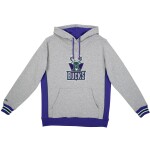 Mitchell & Ness Pánská mikina Milwaukee Bucks NBA Pinnacle Heavyweight Fleece Hoodie Velikost: L
