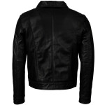 Pánská Kožená Bunda Grant Winston Brixton Černá Velikost: S