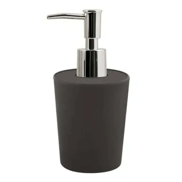 Spirella TAKEO dávkovač mýdla tmavě šedý / bambusové vlákna / 400 ml (7610583204660)