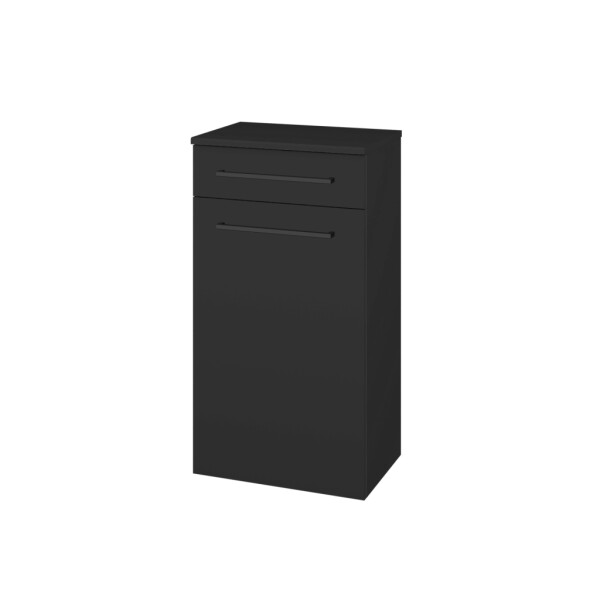 Dřevojas - Nízká skříňka DOS SNDZ 50 - N03 Graphite / Úchytka T06 / N03 Graphite / Levé 211486H