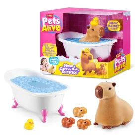 ZURU Pets Alive Herní figurka Mommy Capybara Baby Surprise