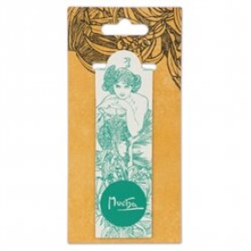 Magnetická záložka Alfons Mucha – Emerald, Fresh Collection