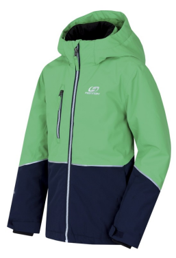 Dětská lyžařská bunda HANNAH Anakin JR classic green/dress blues 128