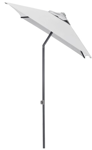 KETTLER Slunečník KETTLER EASY PUSH 150x210 cm - matný antracit/světle šedá - voděodolný