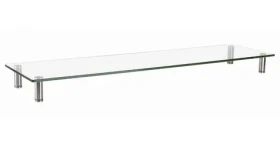 Gembird MS-TABLE-GL-01 Podstavec pod monitor skleněný / dlouhý (MS-TABLE-GL-01)