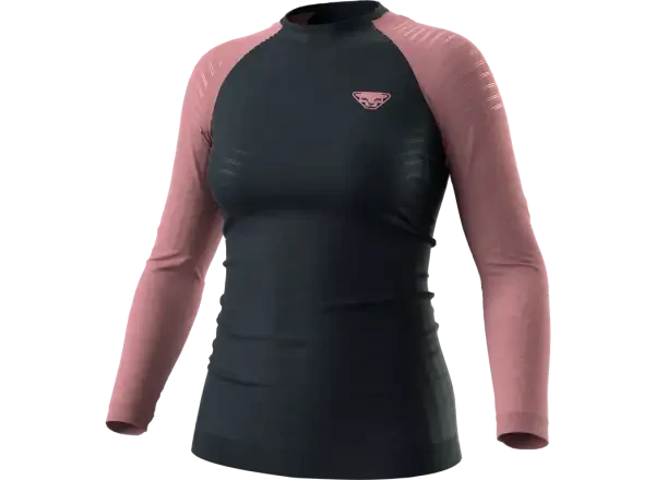 Dynafit Tour Light merino W Ls mokarosa - Dynafit Tour Light Merino dámské tričko dlouhý rukáv Mokarosa vel. L