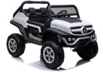 Mamido Dětské elektrické autíčko Mercedes Unimog 4x4 bílé