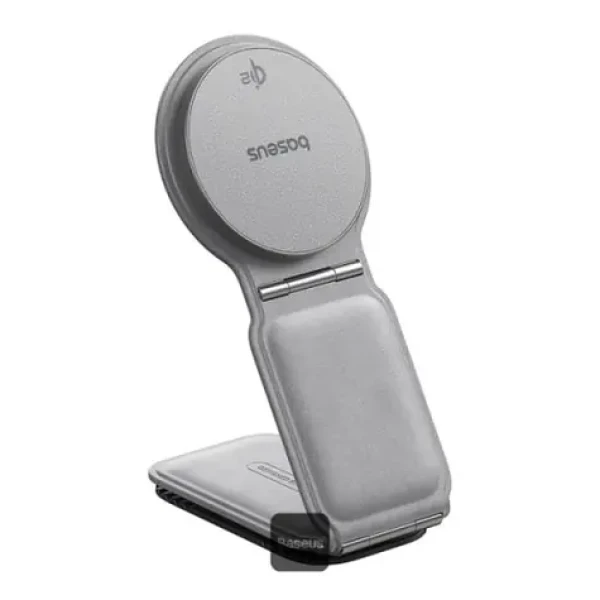 Baseus PrimeTrip C02 Magnetický držák do auta s bezdrátovým nabíjením šedá (C40169003831-00)